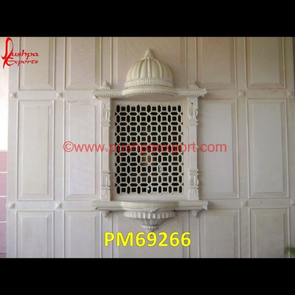 White Marble Jali Carving Jharokha PM69266 marble jharokha,stone jharokha,jaisalmer stone jharokha price,sandstone jharokha,inlaid jharokha,inlay jharokha,jodhpur stone jharokha,stone carved jharokha,stone jharokha designs,.jpg