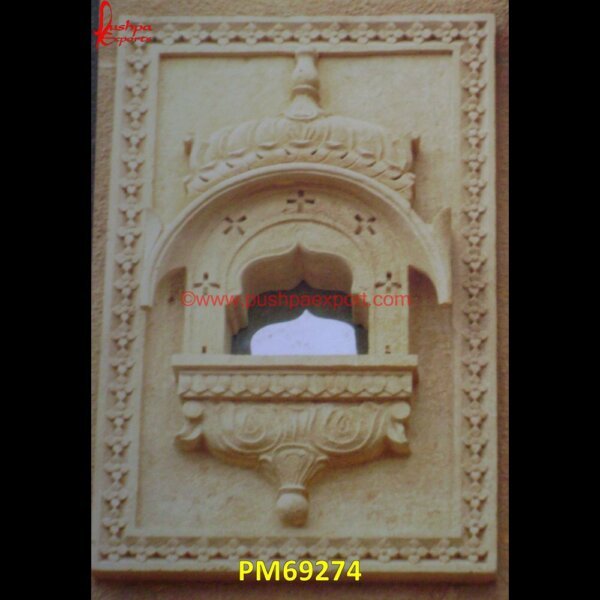 Carving Yellow Stone Jharokha PM69274 stone jharokha designs,marble window,stone window,marble jharokha,stone jharokha,jaisalmer stone jharokha price,sandstone jharokha,inlaid jharokha,inlay jharokha,jodhpur stone jhar.jpg