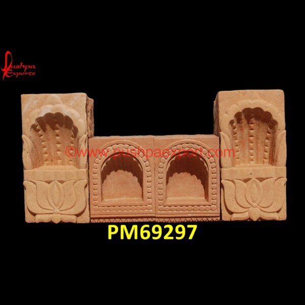 Design Carved Pink Sandstone Jharokha PM69297 marble window,stone window,marble jharokha,stone jharokha,jaisalmer stone jharokha price,sandstone jharokha,inlaid jharokha,inlay jharokha,jodhpur stone jharokha,stone carved jharo.jpg