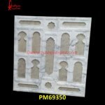 Design Carved White Marble Window