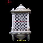 White Marble Jali Design Jharokha