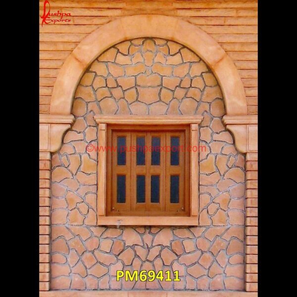 Pattern Carved Sandstone Window PM69411 jaisalmer stone jharokha price,sandstone jharokha,inlaid jharokha,inlay jharokha,jodhpur stone jharokha,stone carved jharokha,stone jharokha designs,marble window,stone window,marb.jpg