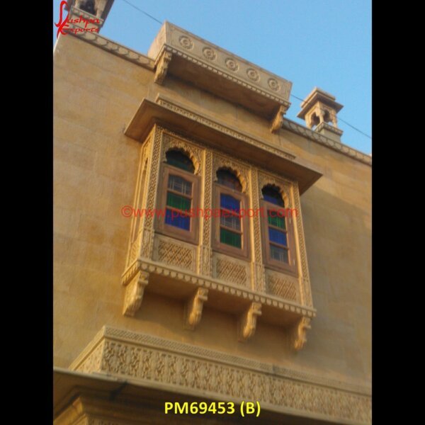 PM69453 (B) stone carved jharokha,stone jharokha designs,marble window,stone window,marble jharokha,stone jharokha,jaisalmer stone jharokha price,sandstone jharokha,inlaid jharokha,inlay jharo.jpg