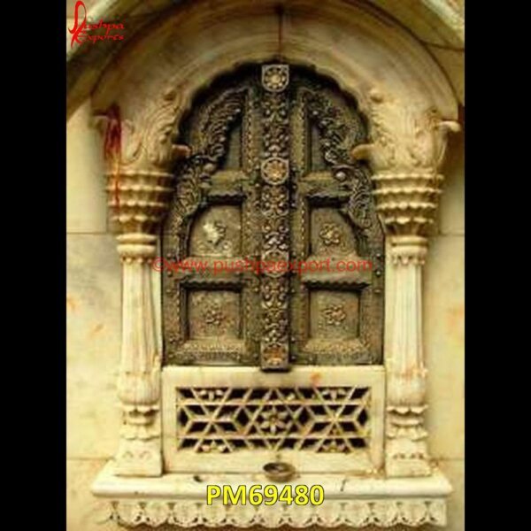 Carved White Marble Jharokha For Home PM69480 marble window,stone window,marble jharokha,stone jharokha,jaisalmer stone jharokha price,sandstone jharokha,inlaid jharokha,inlay jharokha,jodhpur stone jharokha,stone carved jharo.jpg