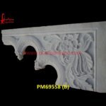White Marble Carved Arch