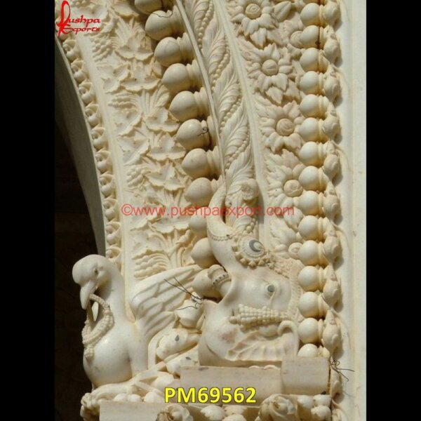 Elephant Design Carved White Marble Arch PM69562 horse sculpture marble arch,how are stone arches built,how to build a stone arch,keystone stone arch,limestone arches,marble arch,marble arch art,marble arch round,natural stone ar.jpg