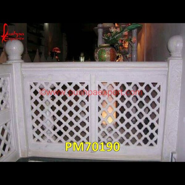 Jali Carving White Marble Railing PM70190 stone stairs with railing,balustrades stone,stone balusters,stone railing,balcony stone railing,baluster marble,balustrade granite,cast stone railing,garden stone balustrade,granit.jpg