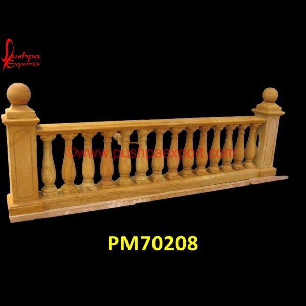 Yellow Teak Sandstone Railing PM70208 marble stair railing,stone balcony balustrade,stone balcony railing,stone baluster railing,stone balustrades and handrails,stone deck railing,stone handrail,stone jali railing,ston.jpg