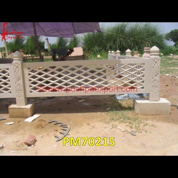 White Stone Railing PM70215 stone jali railing,stone railing balcony,stone stairs with railing,balustrades stone,stone balusters,stone railing,balcony stone railing,baluster marble,balustrade granite,cast sto.jpg