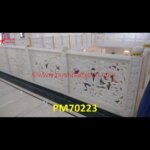 Carving White Marble Railing