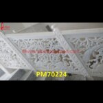 White Stone Stair Railing