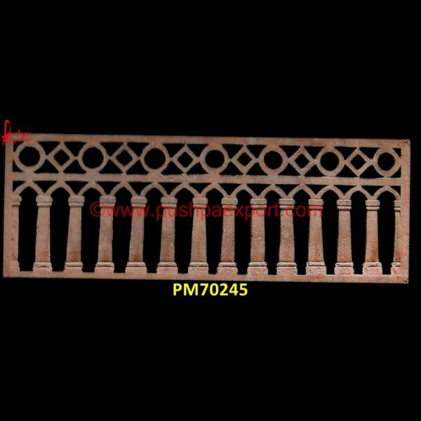 Antique Pink Sandstone Railing PM70245 balustrades stone,stone balusters,stone railing,balcony stone railing,baluster marble,balustrade granite,cast stone railing,garden stone balustrade,granite handrails,granite stair.jpg