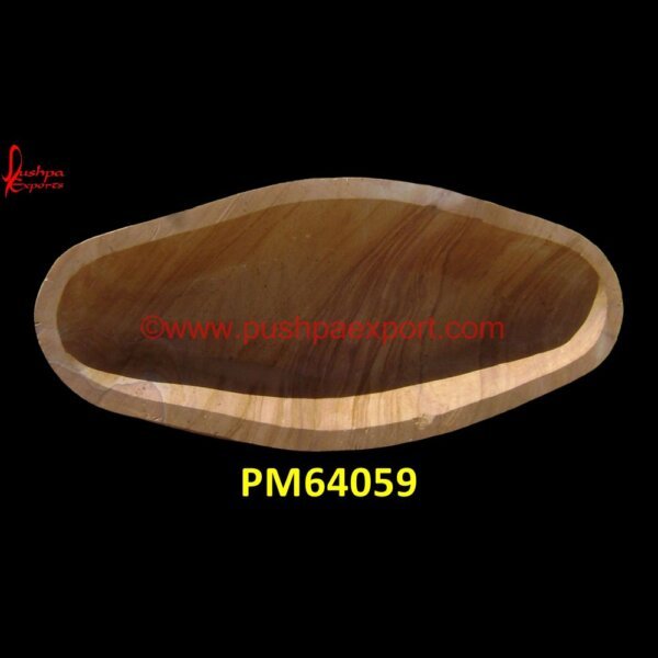 Teak Sandstone Bowl PM64059 dolsot bowl,dolsot pot,fluted marble bowl,large marble bowl,marble bowl decor,marble decorative bowl,marble dish,marble footed bowl,marble fruit bowl,marble pedestal bowl,ruffled m.jpg