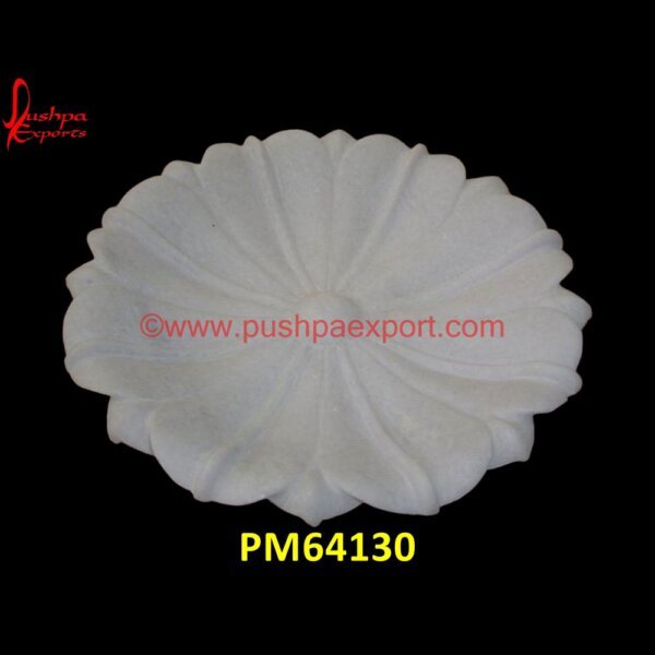 Marble Flower Urli PM64130 lotus marble bowl,lotus marble urli,marble flower bowl,marble fluted bowl,marble lotus bowl,marble petal bowl,marble ruffle bowl,marble scalloped bowl,marble stone bowl,marble urli.jpg