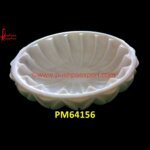 Carving White Marble Bowl