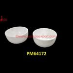 Round Shape White Marble Bowl