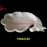 Horse Art White Marble Bowl