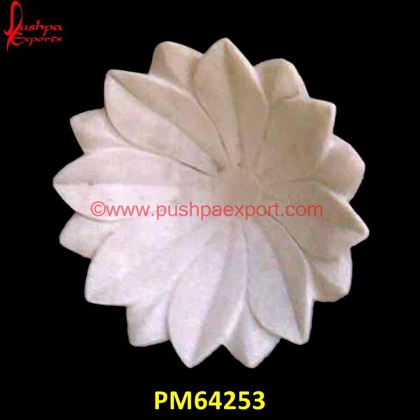 Decorative Marble Flower Shaped Dish PM64253 marble stone bowl,marble urli,marble urli bowl,marble urli with stand,pink marble bowl,stone urli,vintage marble bowl,wavy marble bowl,white marble decorative bowl,white marble fru.jpg