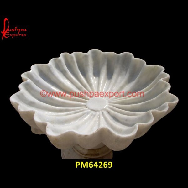 Flat Marble Bowl PM64269 dolsot pot,fluted marble bowl,large marble bowl,marble bowl decor,marble decorative bowl,marble dish,marble footed bowl,marble fruit bowl,marble pedestal bowl,ruffled marble bowl,s.jpg