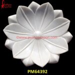 Carved Flower Pattern Marble Bowl