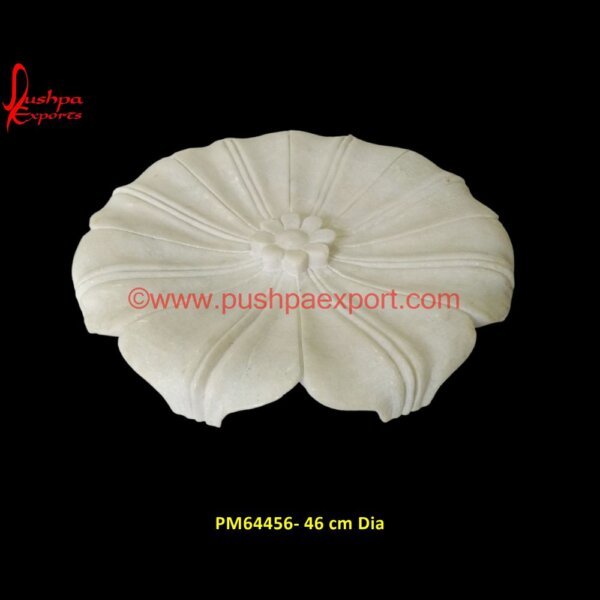 Beautiful White Marble Bowl PM64456- 46 cm Dia large marble fruit bowl,large white marble bowl,lotus marble bowl,lotus marble urli,marble flower bowl,marble fluted bowl.jpg