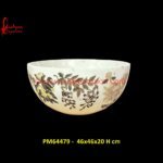 Inlay White Marble Decor Bowl