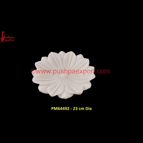 Flower Shape Curved White Marble Bowl PM64492 - 23 cm Dia white marble fruit bowl,white marble fruit bowl,marble bowl,stone bowl,black marble bowl,dolsot bowl,dolsot pot,fluted marble bowl,large marble bowl,marble bowl decor,marble decora.jpg