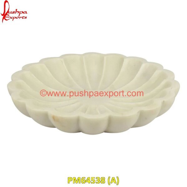 Curvy White Stone Bowl PM64538 (A) large marble bowl,marble bowl decor,marble decorative bowl,marble dish,marble footed bowl,marble fruit bowl,marble pedestal bowl,ruffled marble bowl,small marble bowl,stone bowl ho.jpg