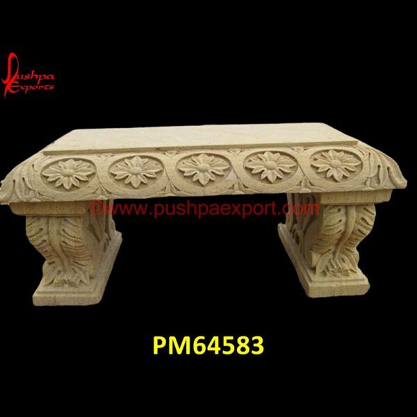 Sandstone Bench PM64583 all weather outdoor bench,antique garden bench,antique outdoor bench,backless garden bench,bench chair outdoor,black garden bench,carved bench,curved garden bench,curved patio benc.jpg