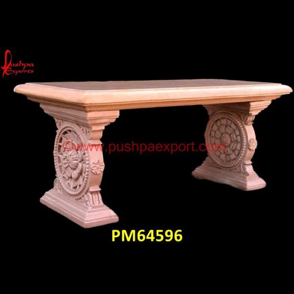 Pink Sandstone Table PM64596 marble nesting tables,marble night stand,marble pedestal table,marble top coffee table,marble top console table,marble top side table,modern marble coffee table,rectangular marble.jpg