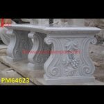 Stone Curved Garden Seat