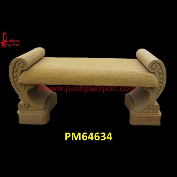 Sandstone Sitting Bench PM64634 black outdoor bench seat,black stone bench,carved garden bench,carved indian bench,carved outdoor bench,carved stone bench,carved stone garden bench,circular garden bench,circular.jpg