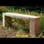 Solid Sandstone Garden Bench