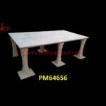 White Marble Stone Table