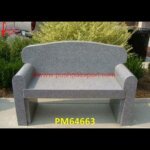 Granite Stone Garden Bench