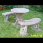 Sandstone Carved Bench