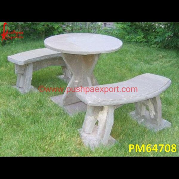 Sandstone Carved Bench PM64708 grey stone bench,grey stone garden bench,hand carved garden bench,handmade garden bench,indian carved bench,indian sandstone bench,large stone bench,limestone garden bench,lion sto.jpg