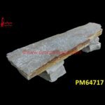 Stone Slab Garden Bench