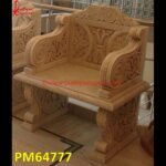 Sandstone Carved Chair