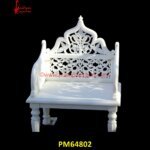 Carving White Marble Chair