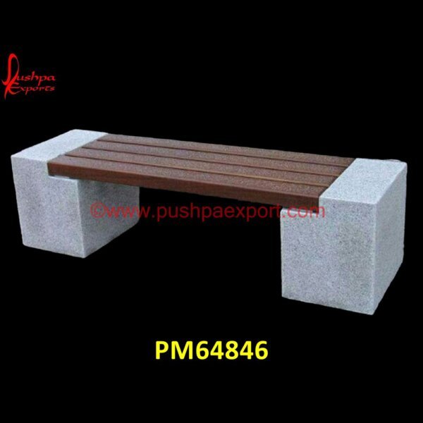 Carved Stone Slab Outdoor Bench PM64846 stone planter bench,stone rainbow bench,stone seating benches,stone semi circle bench,stone sitting bench,stone slab bench,stone table and bench set,stone tables and benches,vintag.jpg