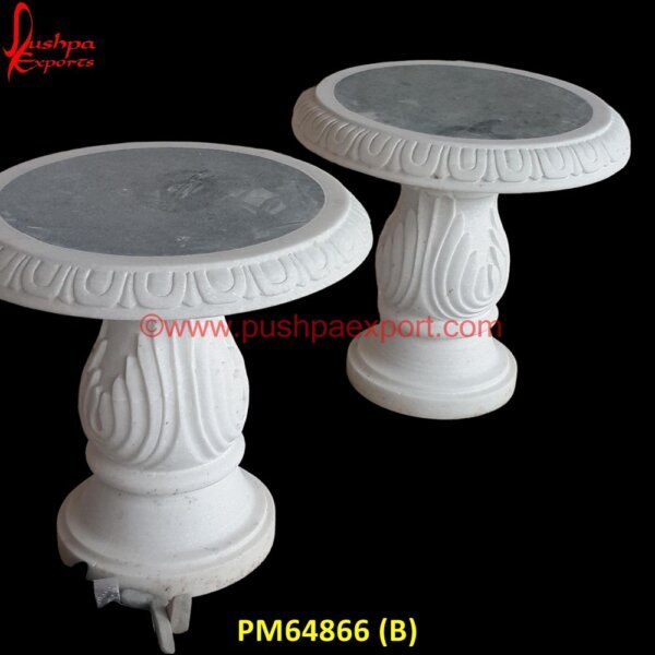 PM64866 (B) round white marble coffee table,square marble table,square stone coffee table,square stone top coffee table,stone accent table,stone marble console table,stone pedestal table,stone.jpg