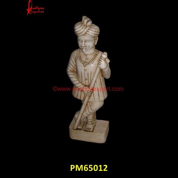 Antique Finish Marble Chowkidaar Statue PM65012 Marble Chowkidaar Sculpture, White Marble Chowkidaar Statue, Marble Chowkidaar Figurine, Marble Chowkidaar Idol, White Marble Chowkidaar Statue, Black Marble Chowkidaar.jpg