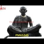 Black Marble Gandhi Ji Statue