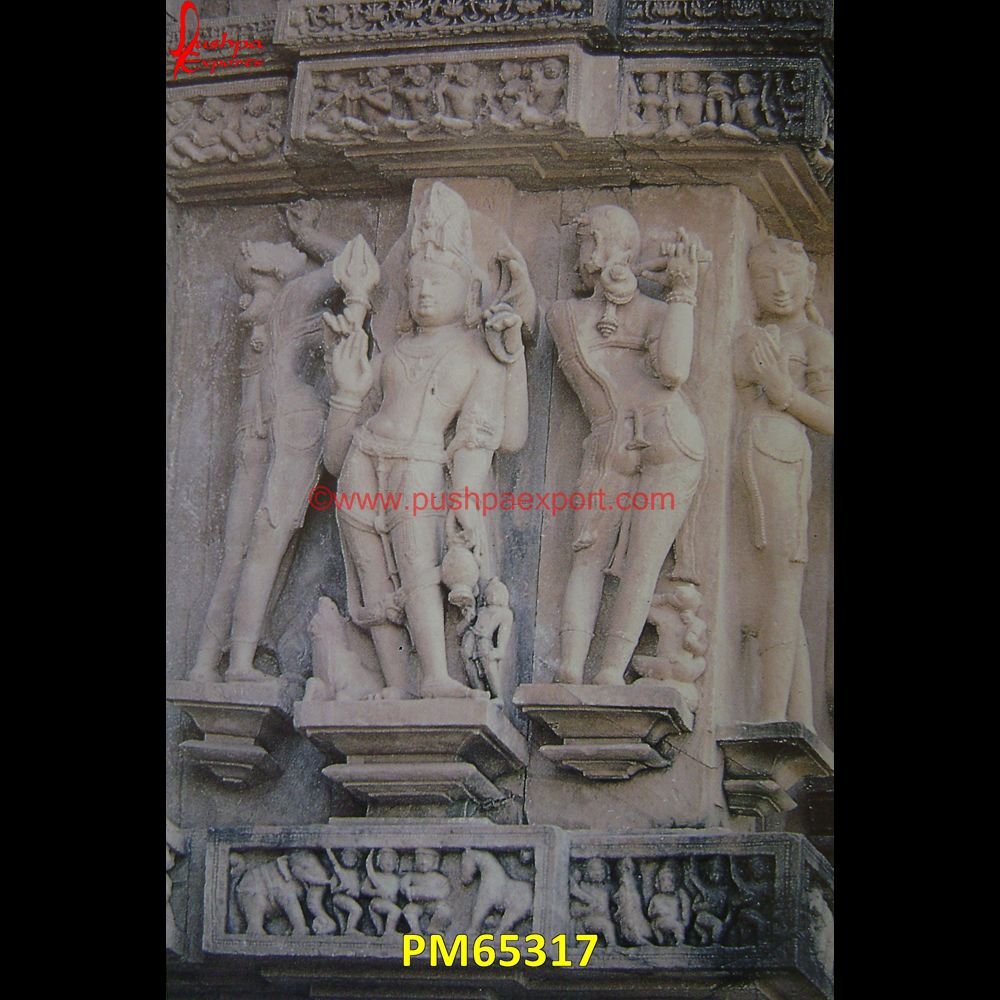 Khajuraho Wall Statue PM65317 Khajuraho Sculptures, Khajuraho Temple Sculptures, Khajuraho Statues, Khajuraho Murti, Lakshmi Temple Khajuraho, Khajuraho Kamasutra Sculpture.jpg