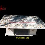 Inlay White Marble Center Table