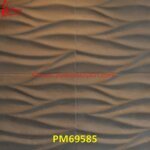 Waves Pattern Carved Stone Wall Panel