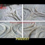 Carving White Marble Wall Panel