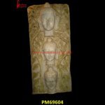 Buddha Design Carved Wall Panel