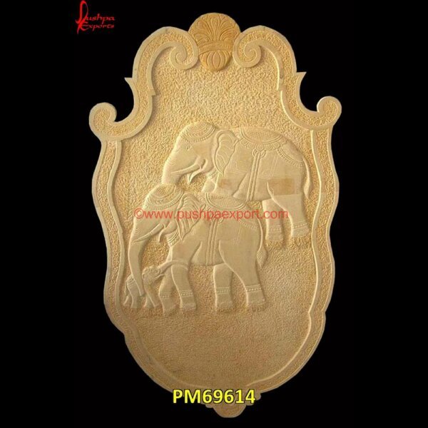 Elephant Design Carved Sandstone Wall Panel PM69614 river rock wall panels,slate wall panels,stone facade panels,stone panels exterior,stone sheets for walls,black stone wall panels,decorative stone wall panels,grey stone wall panel.jpg